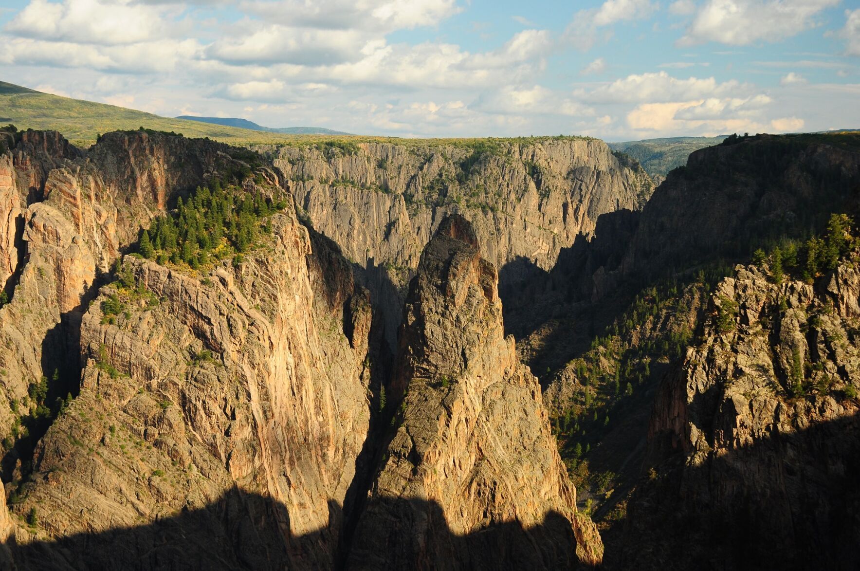 Swap Grand Canyon NP (Arizona) for Black Canyon of the Gunnison NP (Colorado)